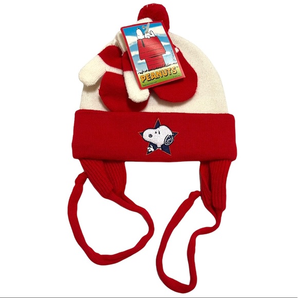 💎Peanuts snoopy hat and mittens set - Picture 4 of 5